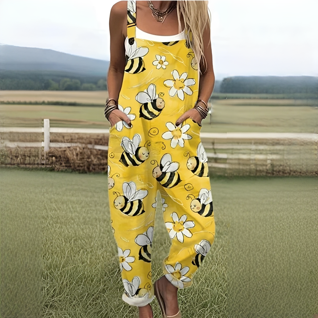 Zerva - Fashionable Printed Jumpsuit