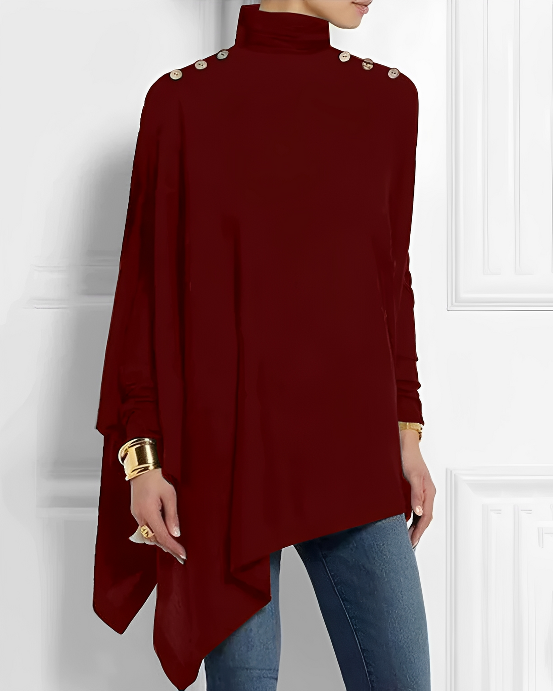 Rhoslyn - Chic Turtleneck Top