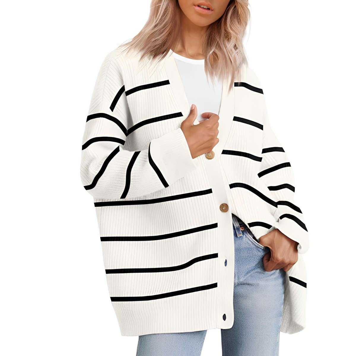 Christal - Warm sweater in casual fit
