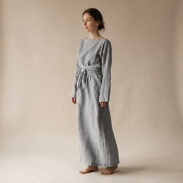 Ashlee - Lightweight Lace-Up Loose Maxi Dress