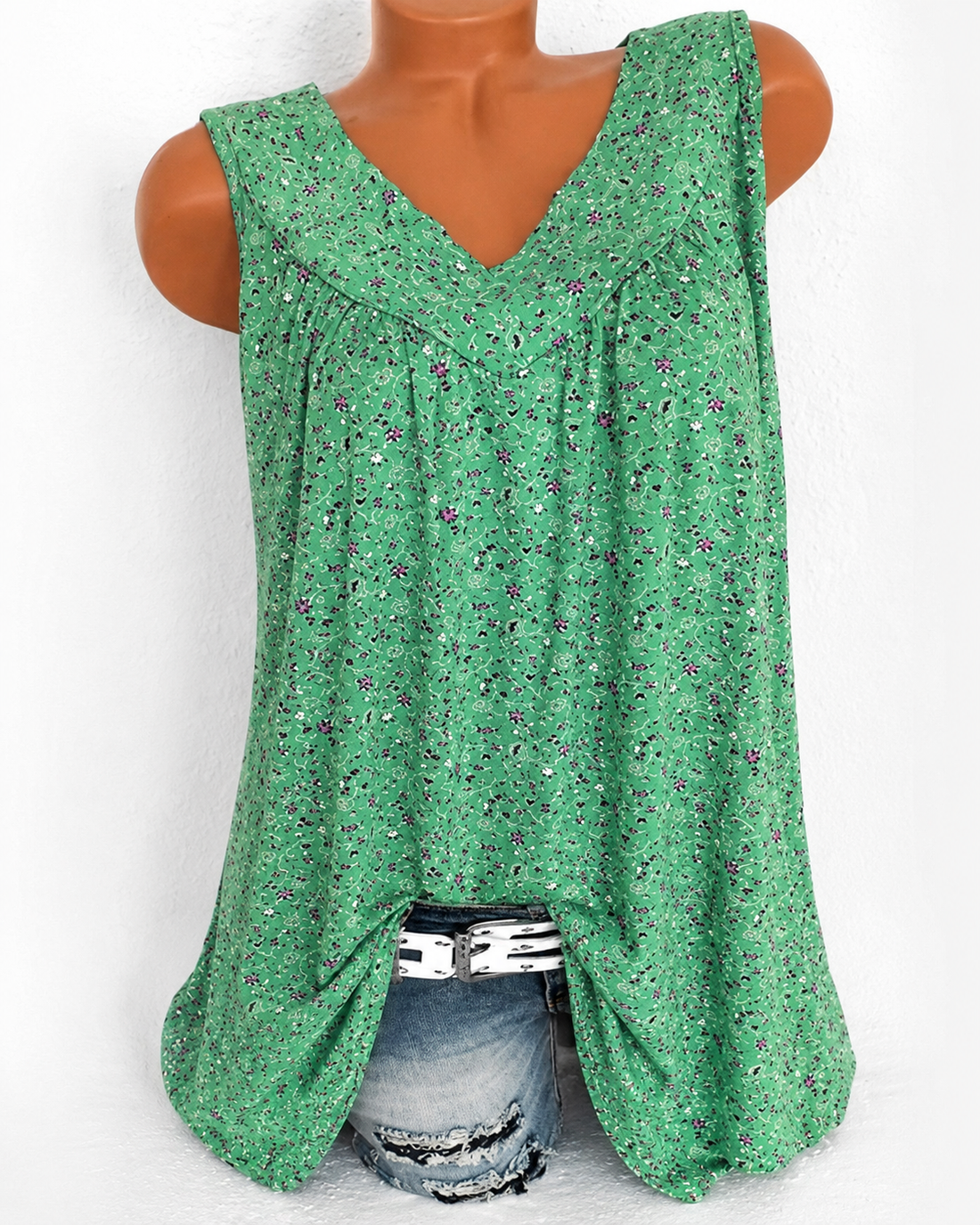 Naleisa - Loose Sleeveless Tops