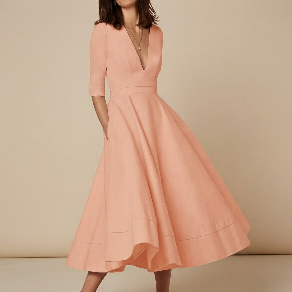 Debbie - Stylish V-Neck Gown