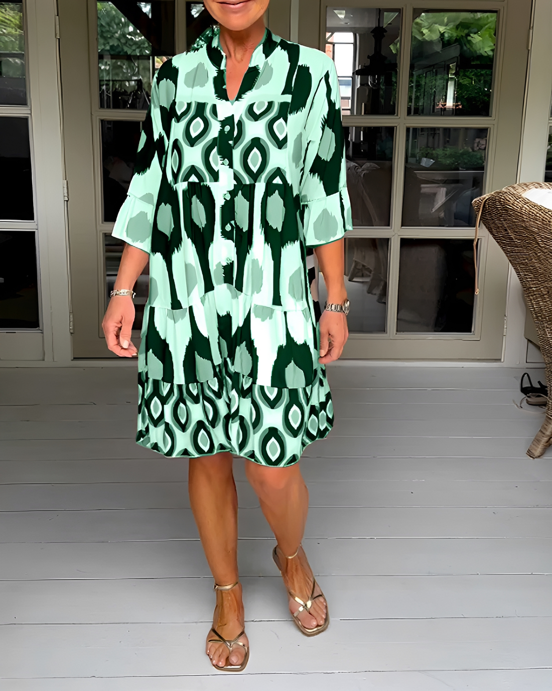 Faiza - Stylish Casual Mini Dress