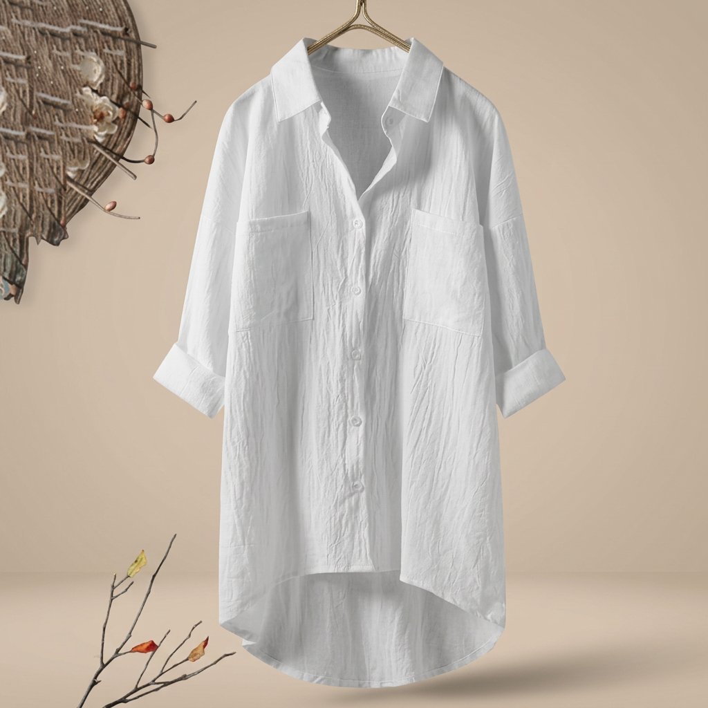 Jacient - Comfortable Fit Button-Down Shirt