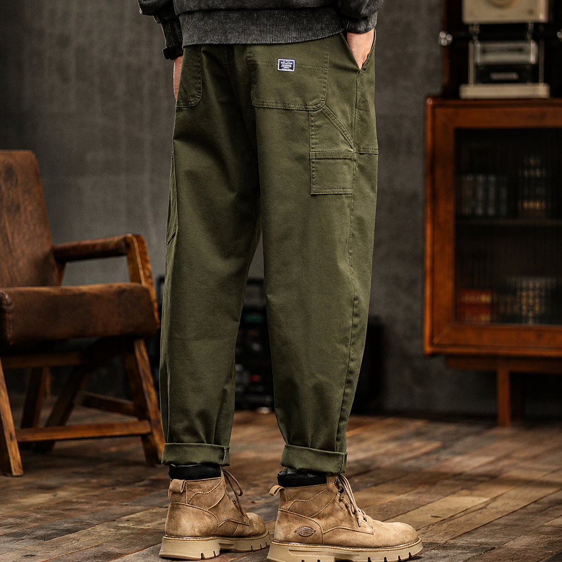 Clyde - Retro Style Loose Fit Pants