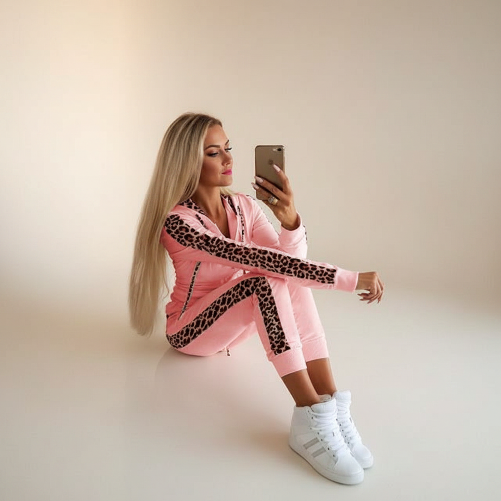 Krestell - Chic Zippered Pants Set