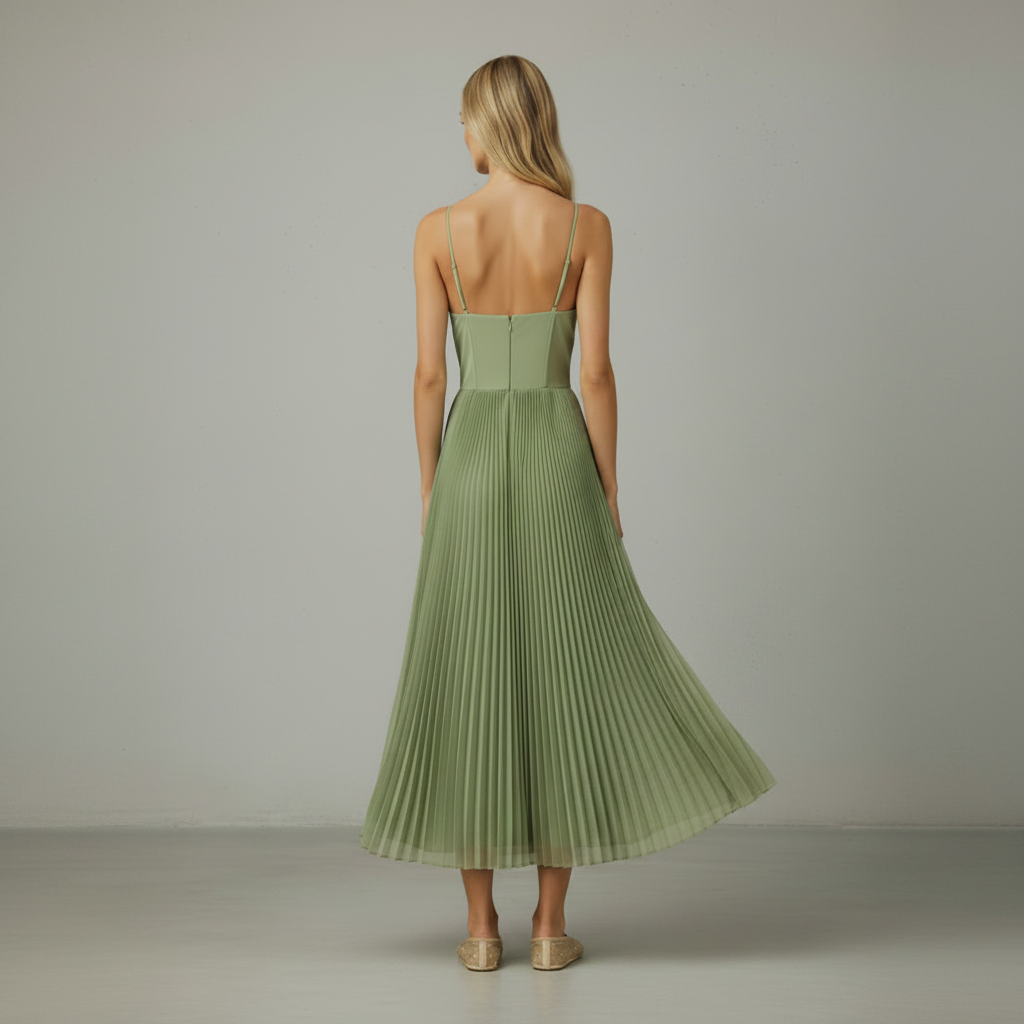 Lorelei - Stylish Sleeveless Dress with Open Back
