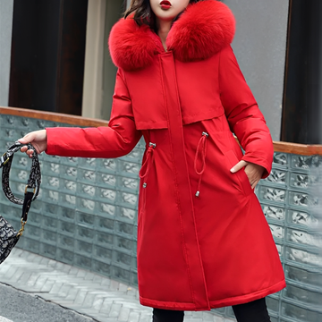 Evangie - Warm and elegant hooded coat