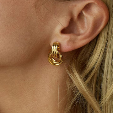 Lena - Layered Hoop Earrings