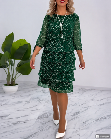 Carey - Stylish Polka Dot Dress