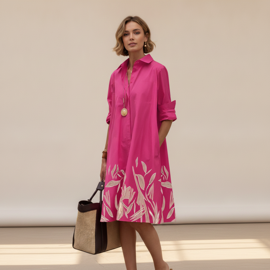 Gameela - Elegant Loose-Fit Dress
