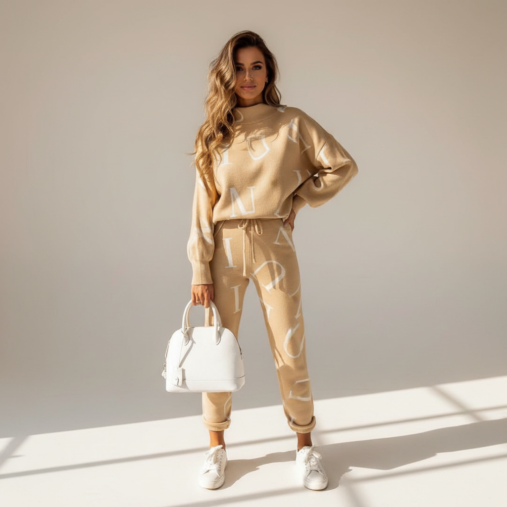 Avenie - Stylish Pants Set