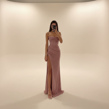 Monique - Stylish Slit Maxi Dress