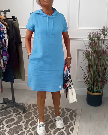 Tasha - Relaxed Hooded Mid-Length Dress