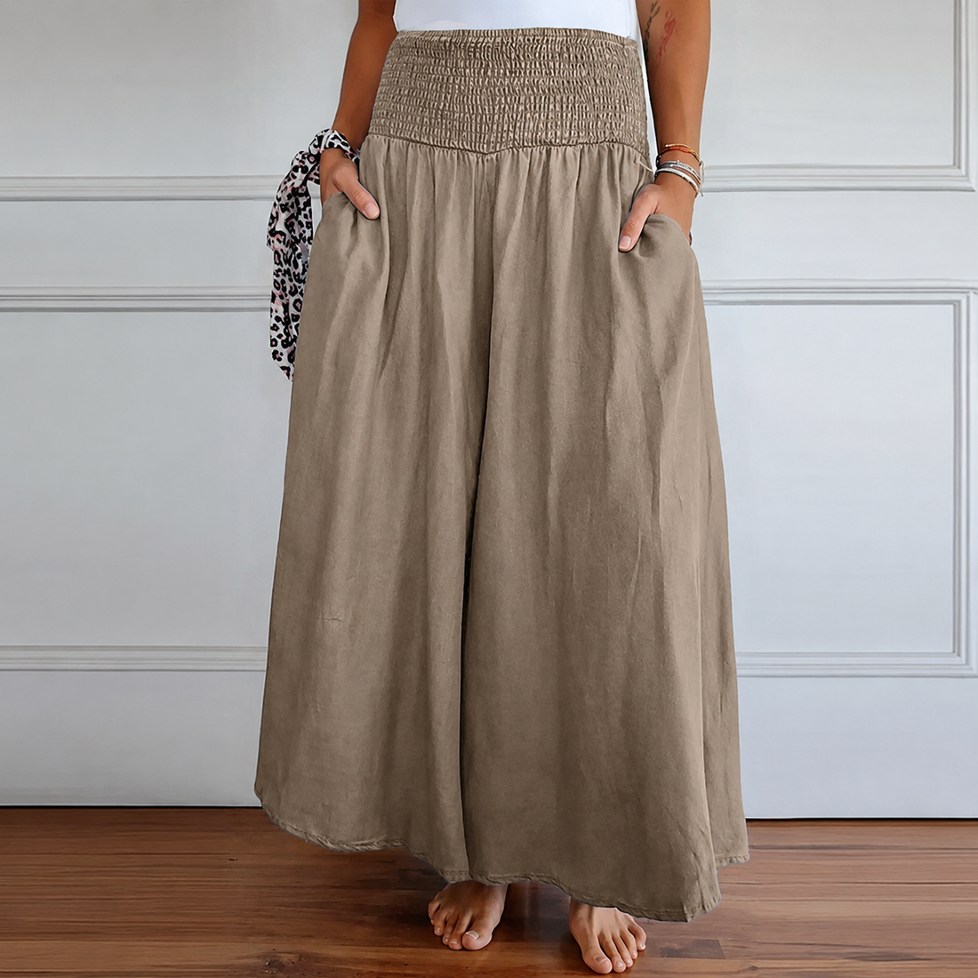Laurine - Comfortable High Waist Pants