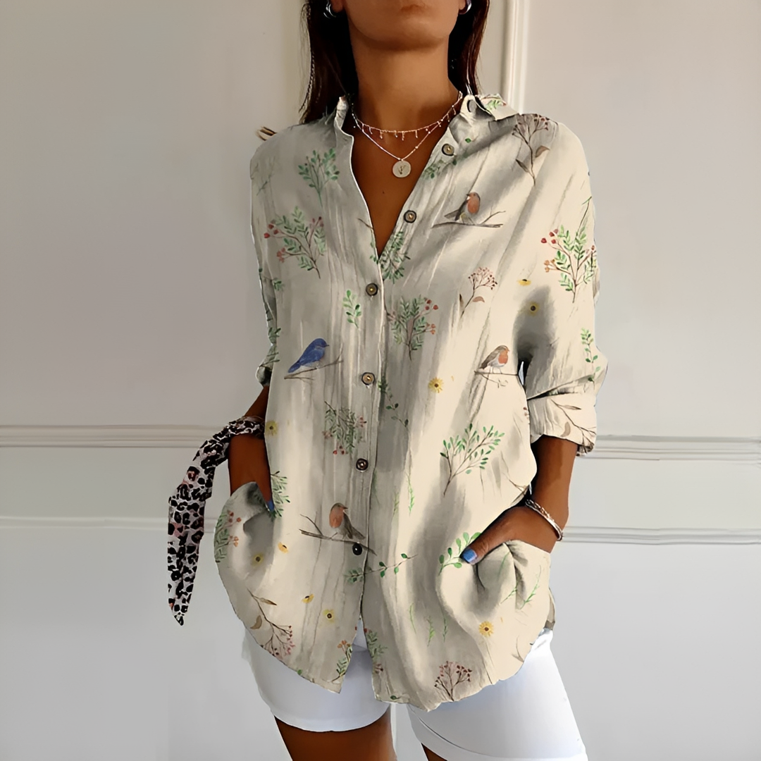 Eleanor - Stylish Button Down Blouse
