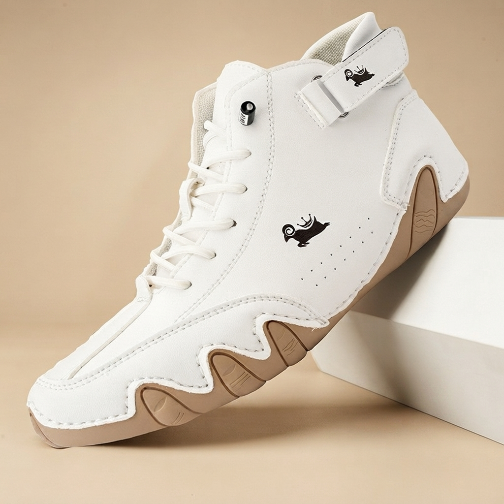 Shawn - Comfortable Lace-Up Casual Sneakers