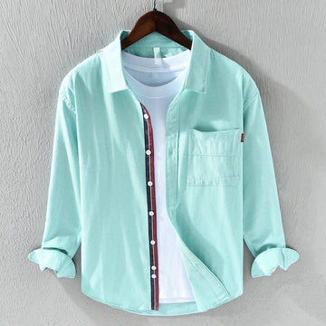 Oskar - Stylish Long-Sleeve Shirt