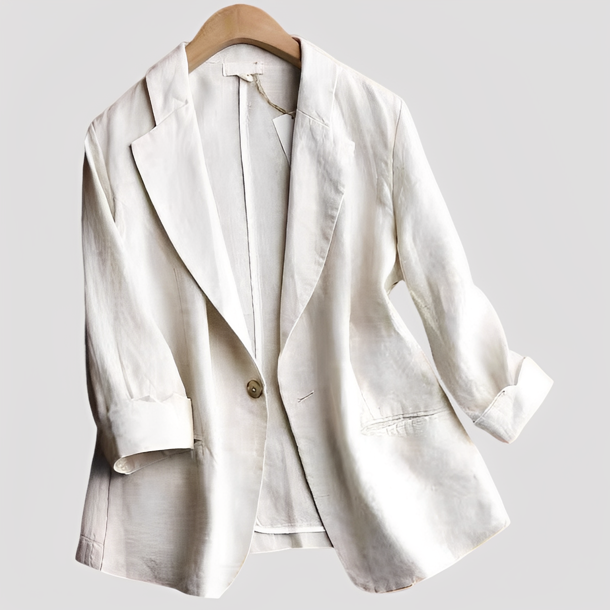 Alice - Women's relaxed blazer with three-quarter sleeves