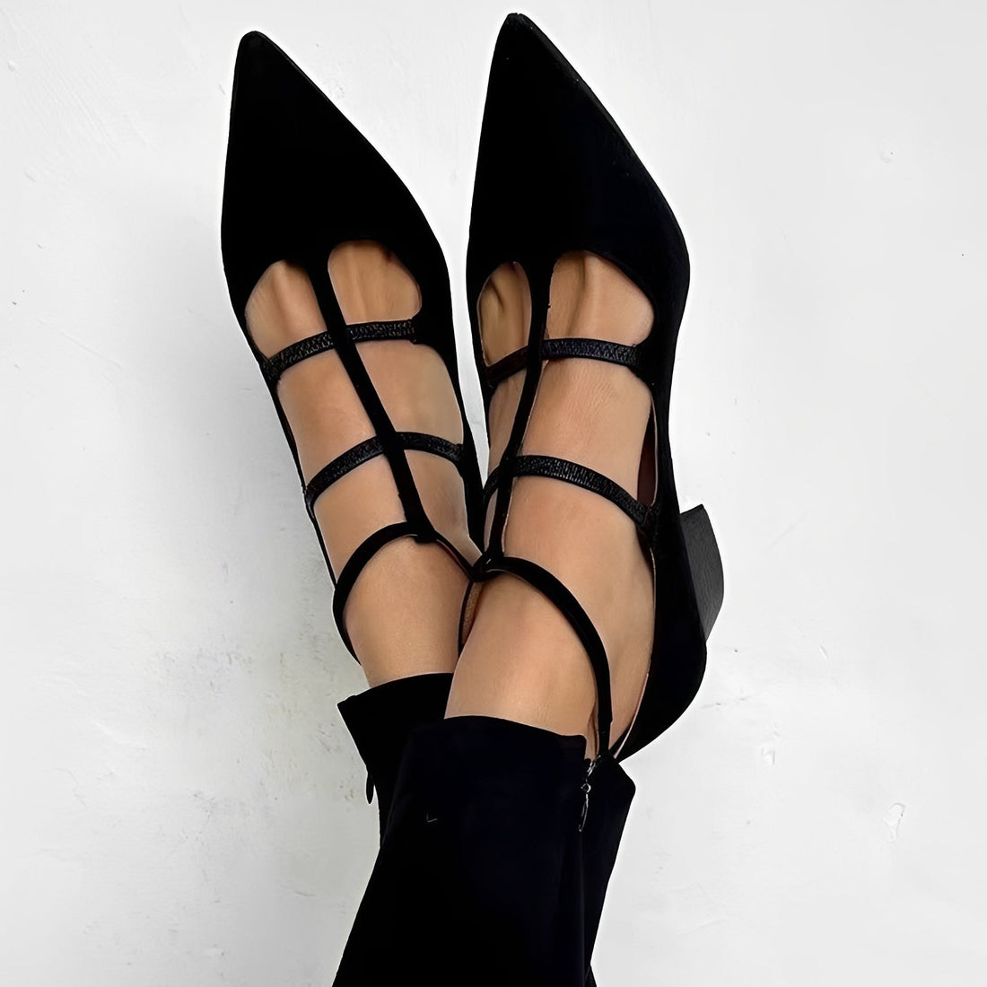 Shayan - Elegant Pointed Toe Pumps Sandals