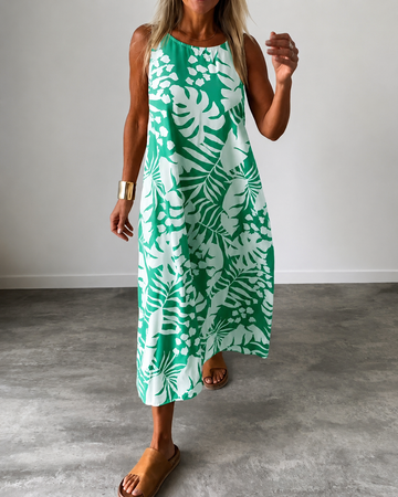 Arianna - Loose Print Sleeveless Dress