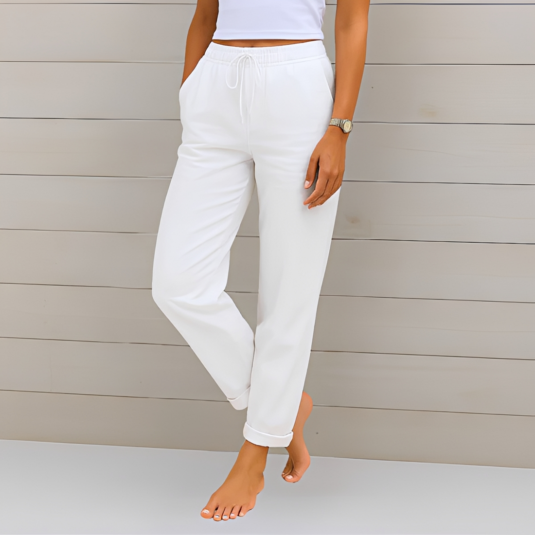 Audrey - Casual Drawstring Pants