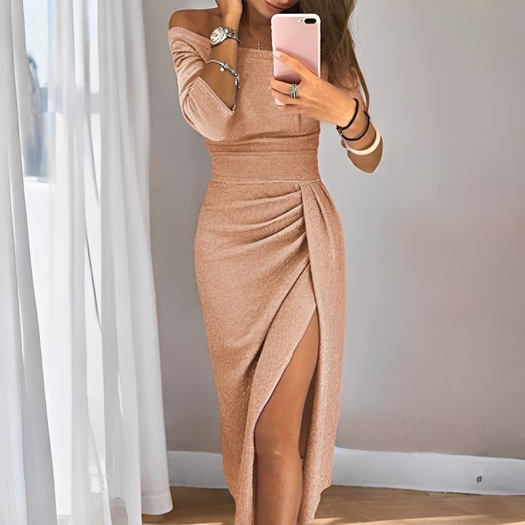 Babette - Chic Dress with Slit for Women