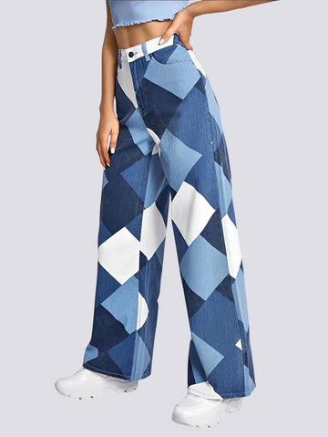 Alison - Stylish Wide-Leg Jeans