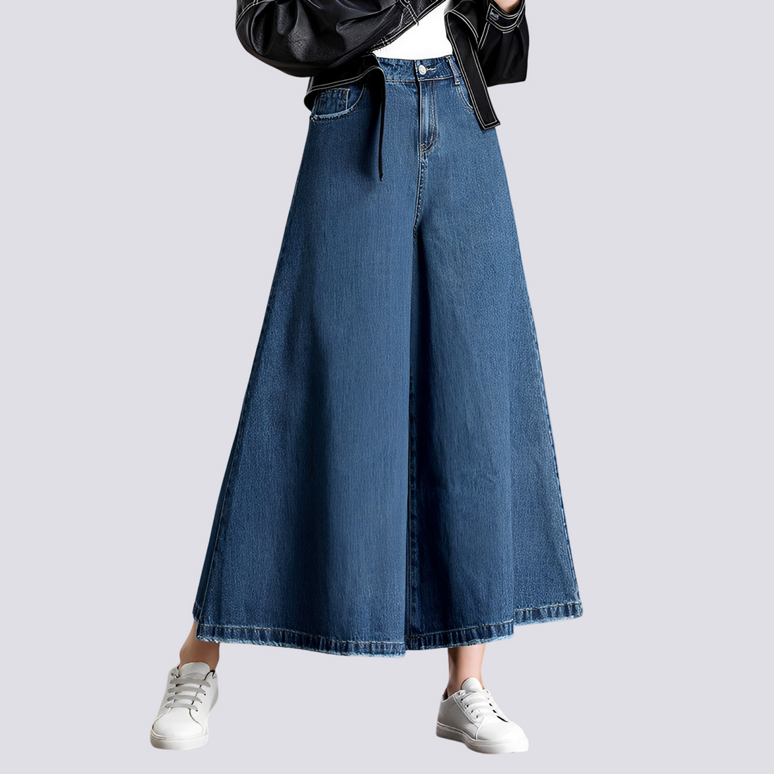 Cassie - Stylish wide-leg jeans for women