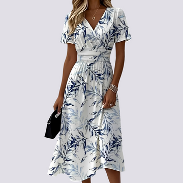 Peggy - Short Sleeve Midi Dress