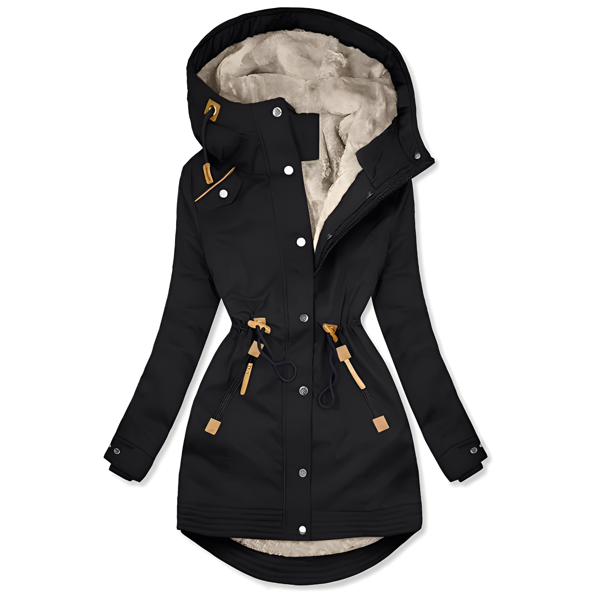 Lavena - Elegant and Warm Jacket with Hood