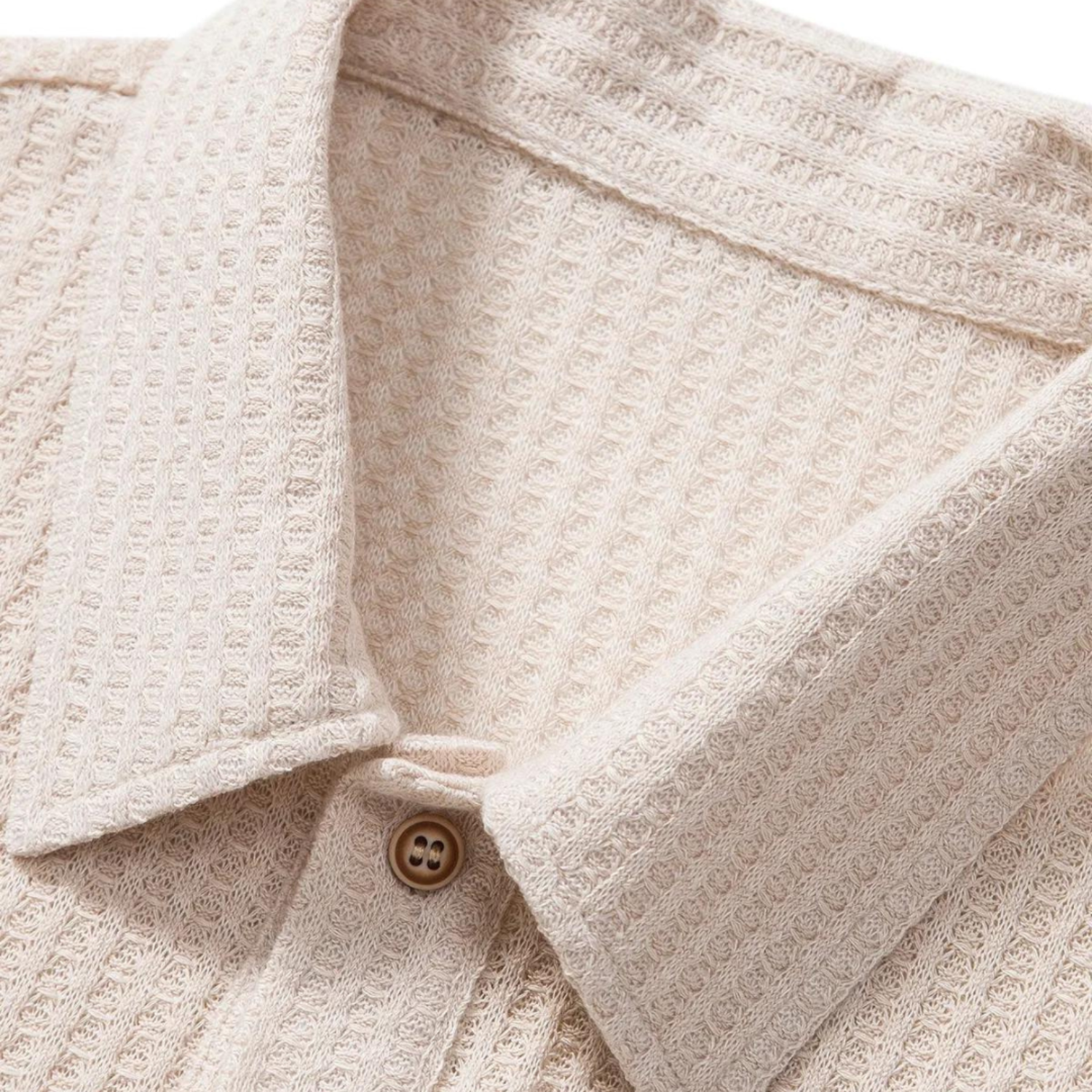 Aria - buttoned short-sleeve polo