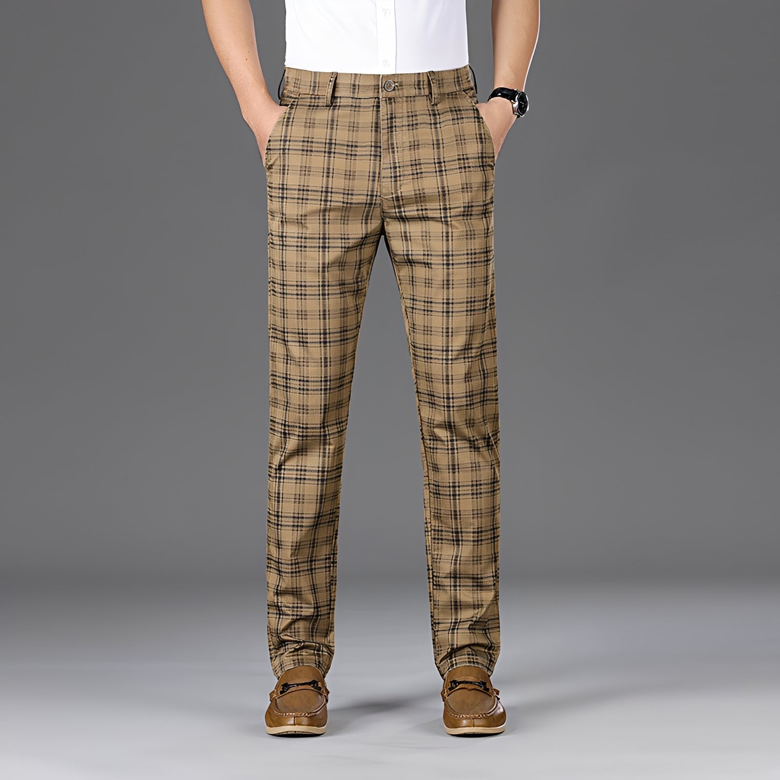 Myers - Casual Checkered Pants