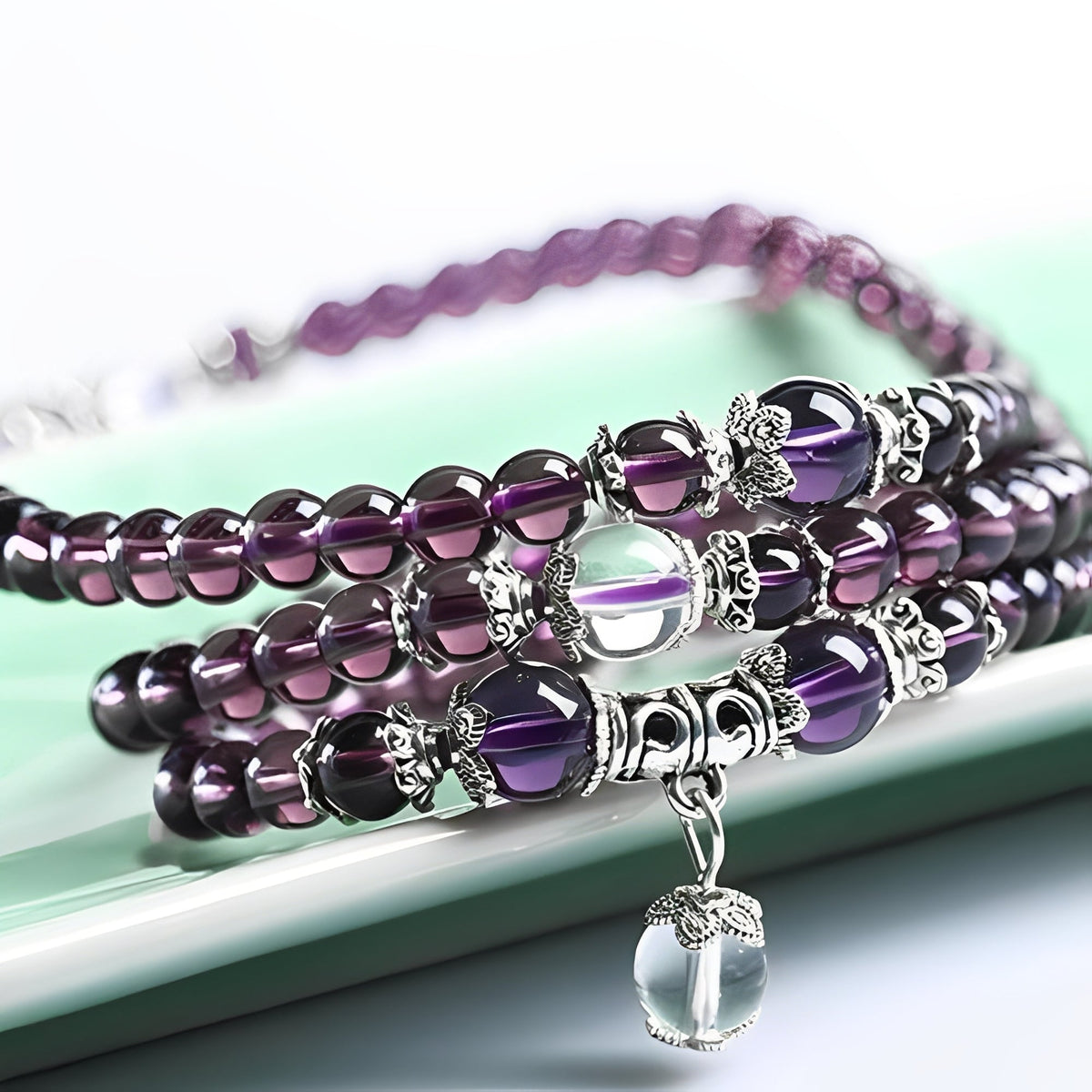 Mia – Amethyst Spiritual Bracelet and Necklace