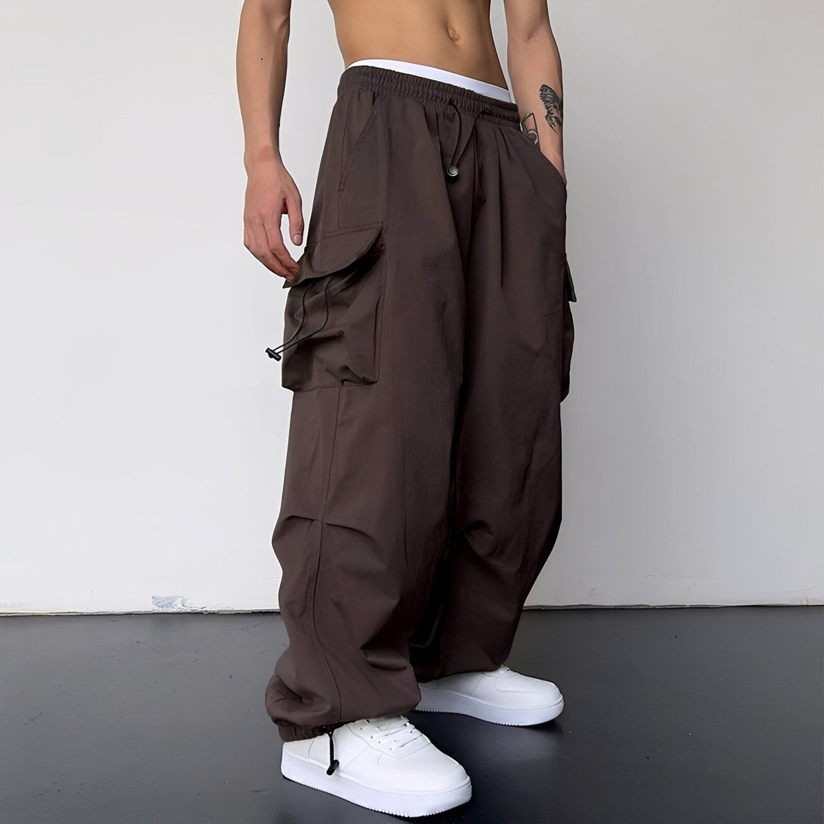 Kaleb - Stylish cargo pants in loose fit