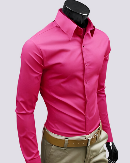 Jacob - Fashionable men's long-sleeve shirt