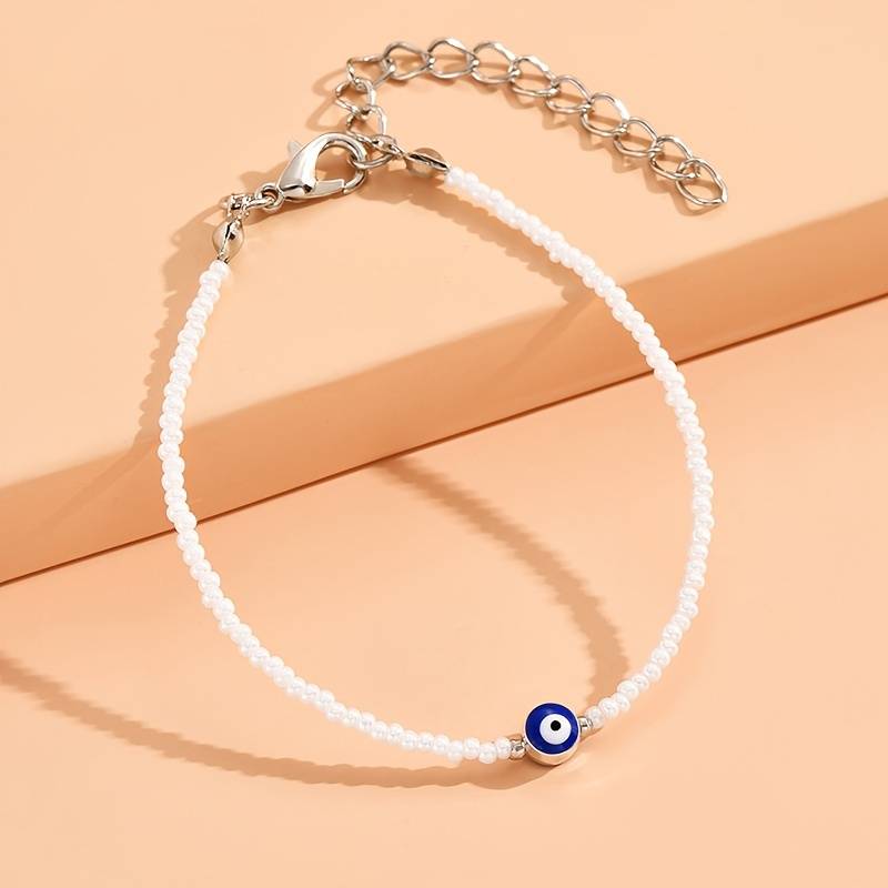 Evil Eye Bead Bracelet - Devil Eye Bead Bracelet