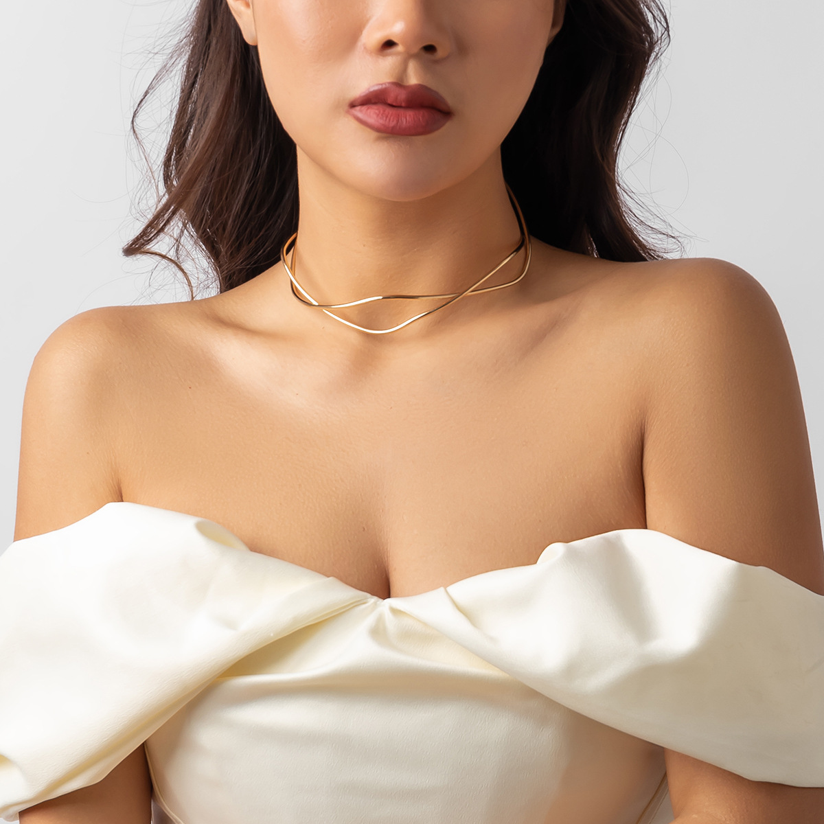 Twisted Wire Necklace - Modern Choker