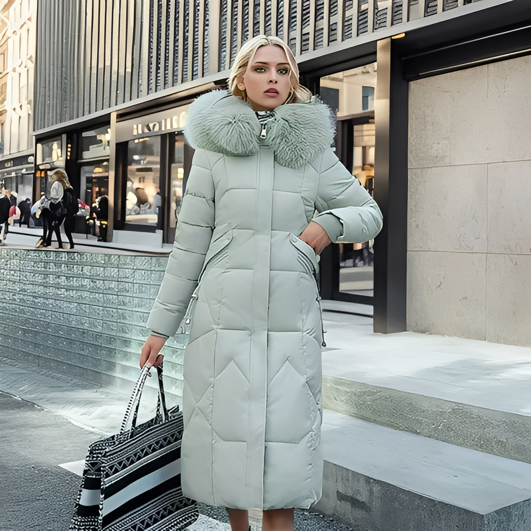 Marcellette - Elegant and warm coat with hood