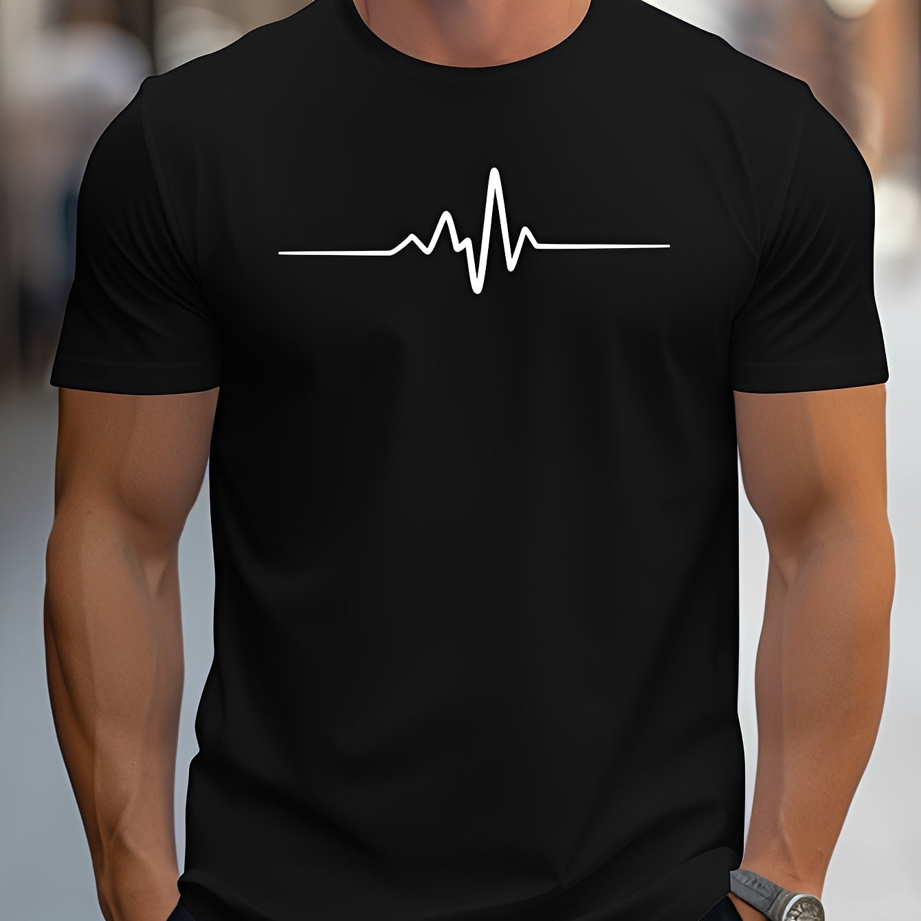 Russell - Printed slim-fit T-shirt for men