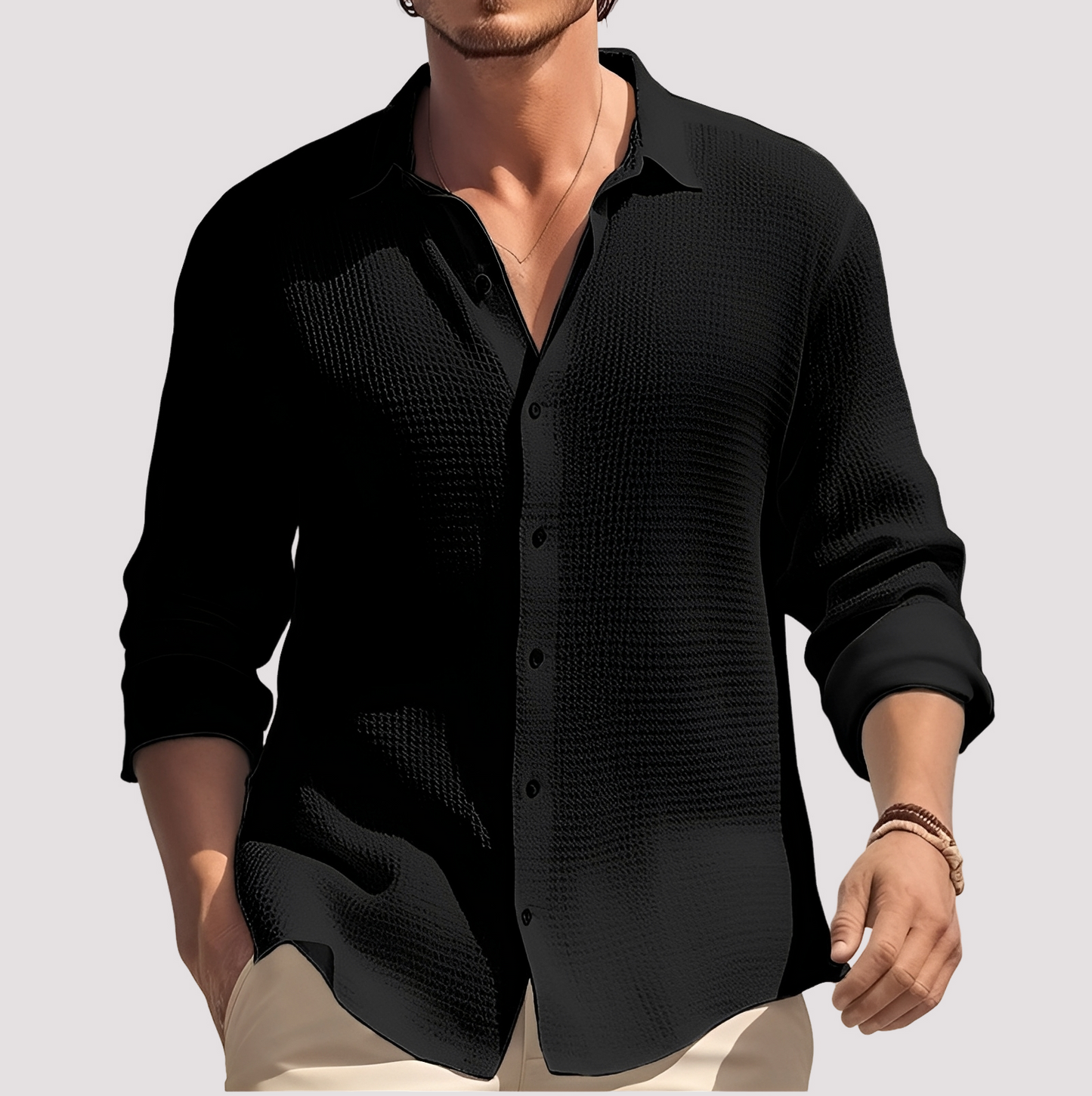 Ollie - Men's comfortable button-up shirt