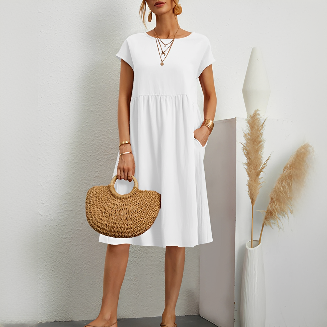 Evalyn - Stylish Midi Dress