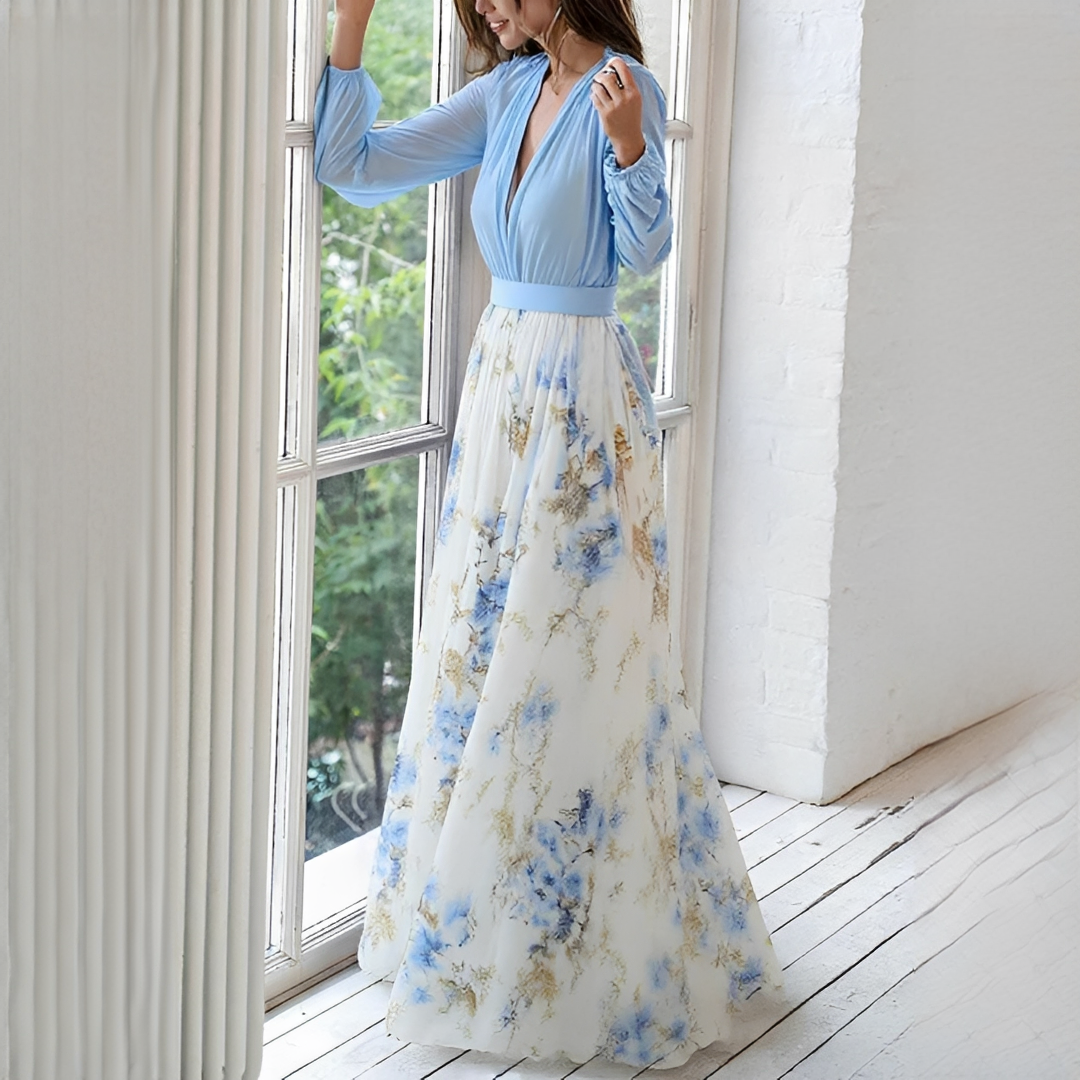 Mitchellie - Stylish V-neck dress for women