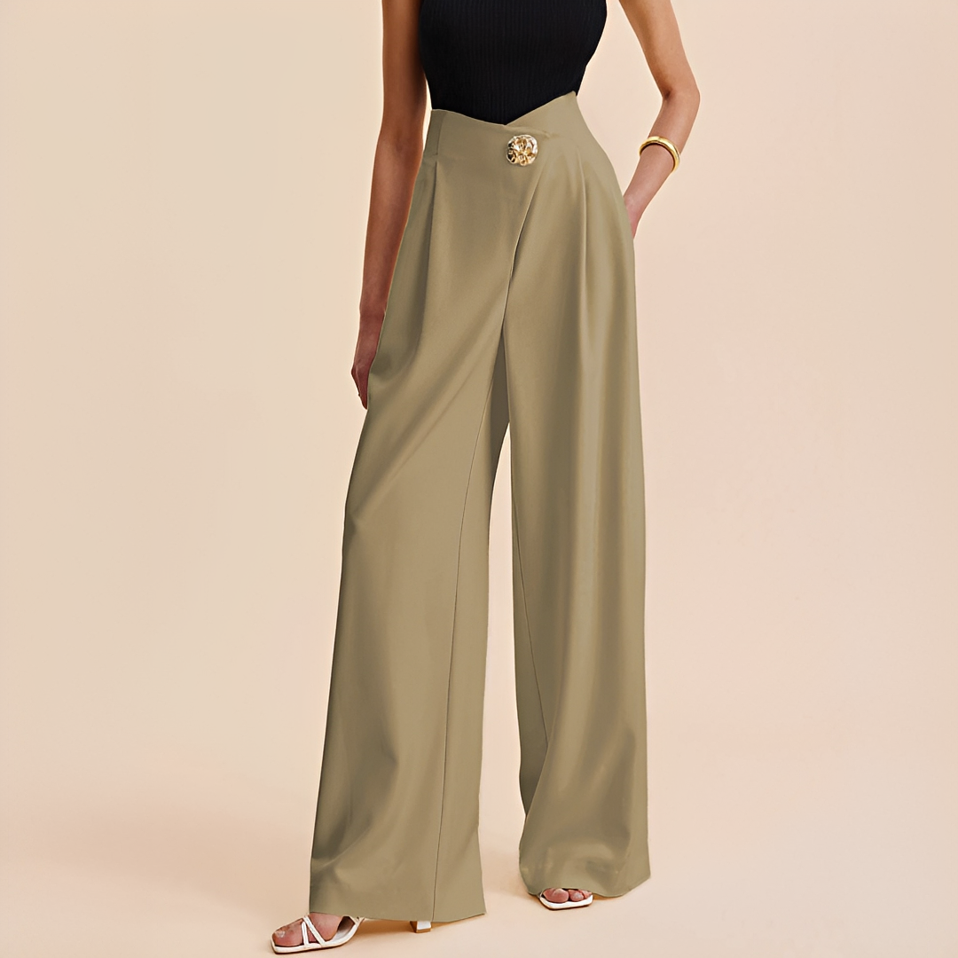 Joyce - Wide-Leg Pants with High Waist