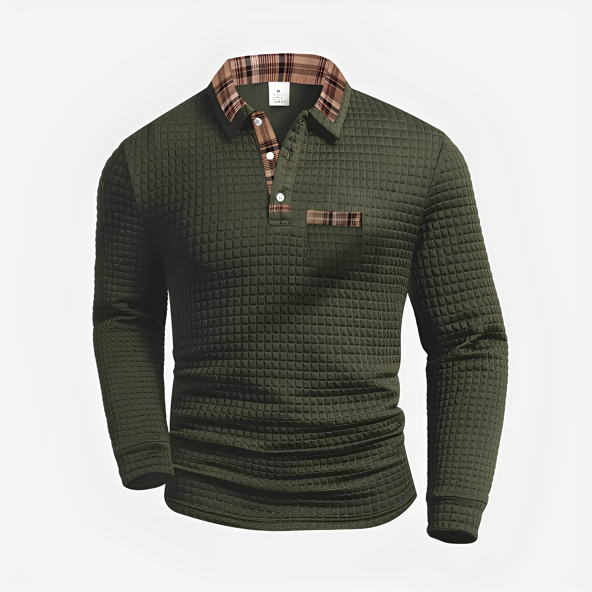Morris - Elegant Long Sleeve Polo Shirt