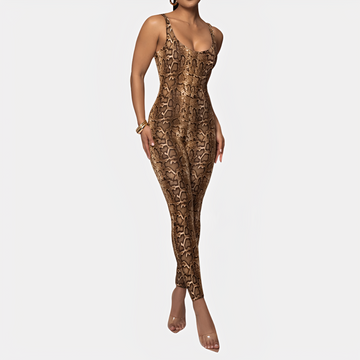 Elaine - Stylish Printed Bodycon Jumpsuit