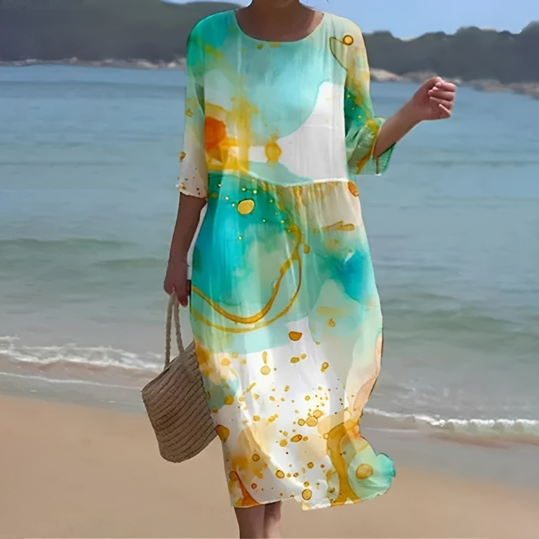 Angelica - Stylish and flowing summer dress for women