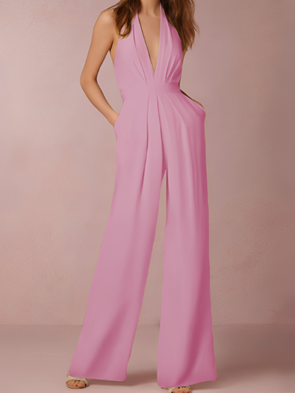 Katie - Elegant wide-leg jumpsuit for women