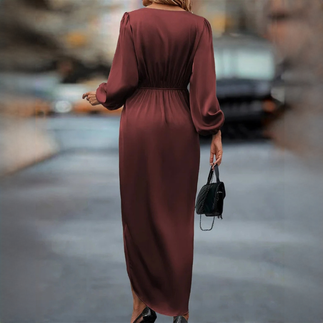 Leona - Elegant Long Sleeve Dress