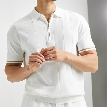 Josh - Stylish striped polo shirt for men
